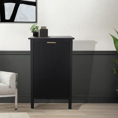 1 Door Storage Cabinet Display in Black #NJ Home Interiors#