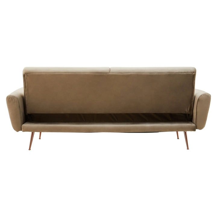 Halton Mink Velvet Sofa Bed Studio 55