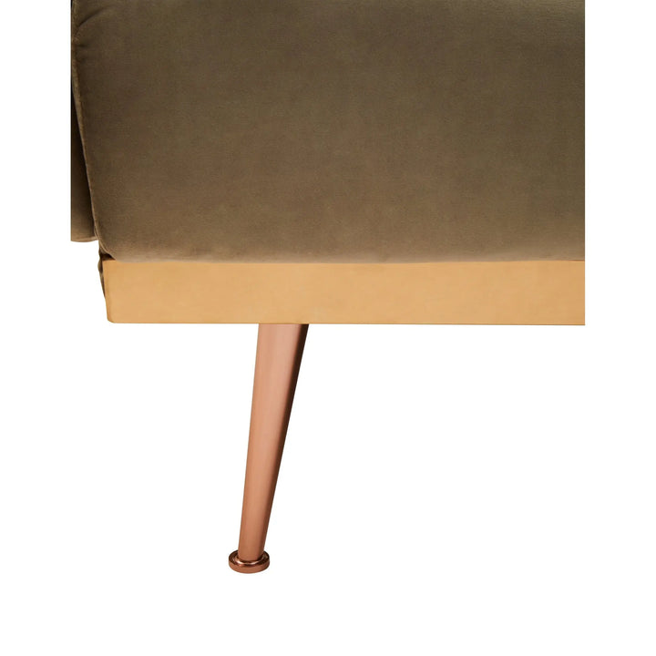 Halton Mink Velvet Sofa Bed Studio 55