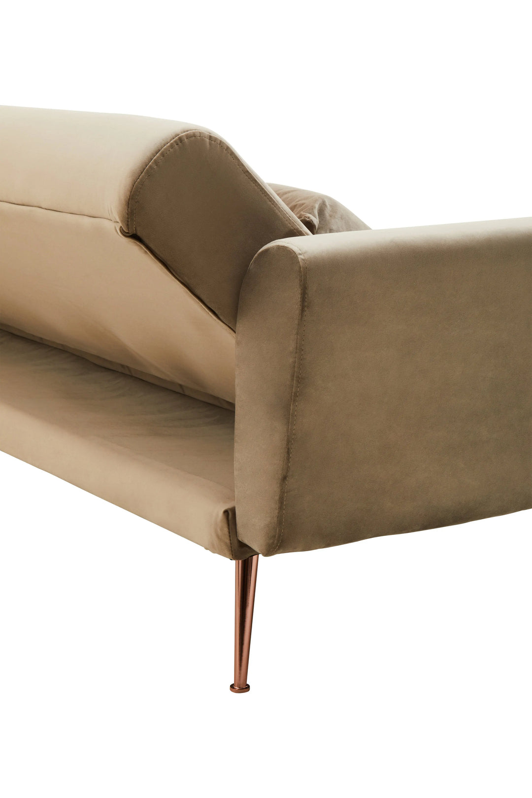 Halton Mink Velvet Sofa Bed Studio 55