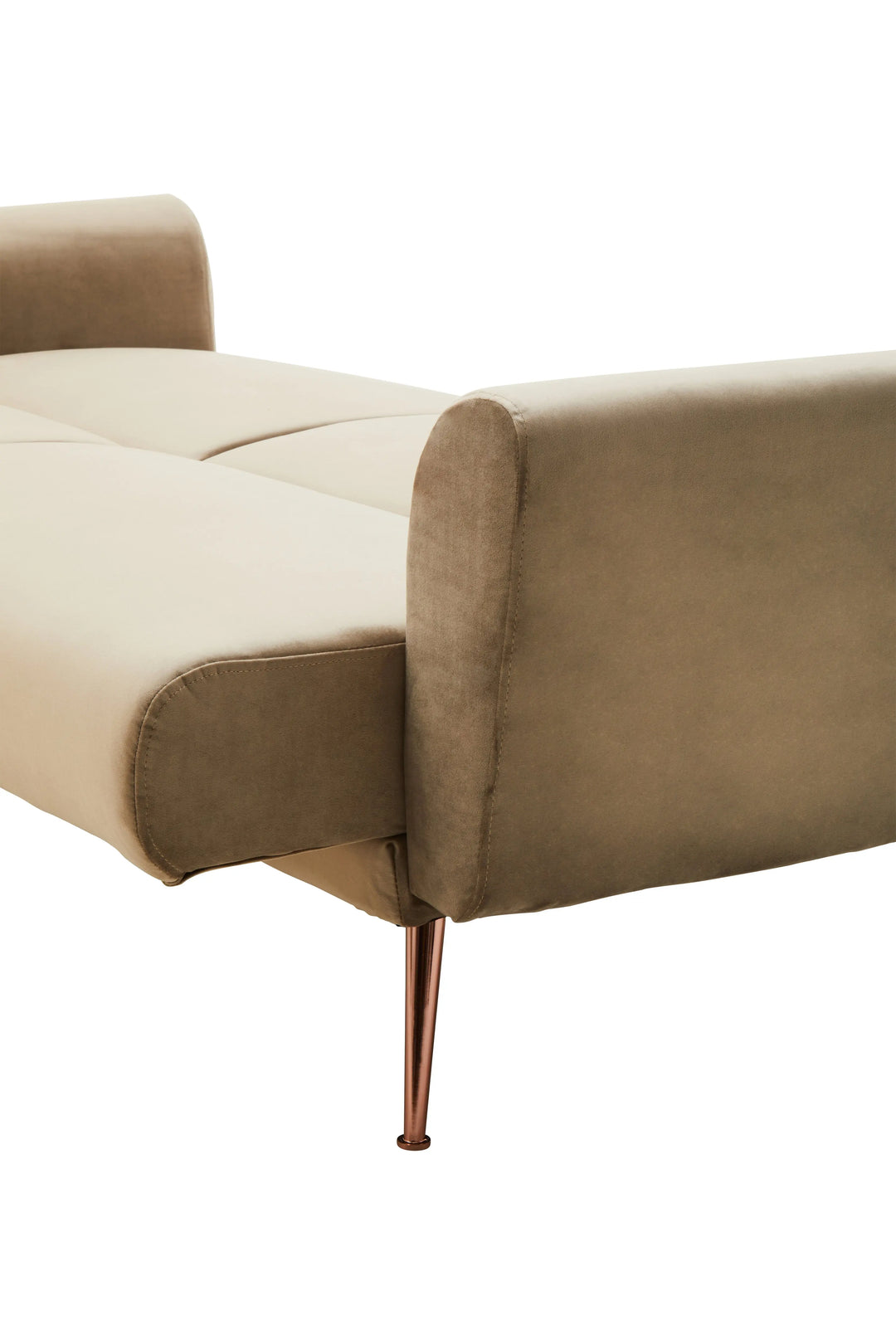 Halton Mink Velvet Sofa Bed Studio 55