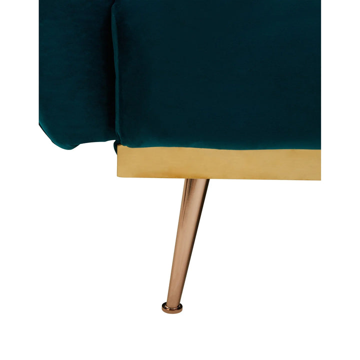 Halton Green Velvet Sofa Bed Studio 55