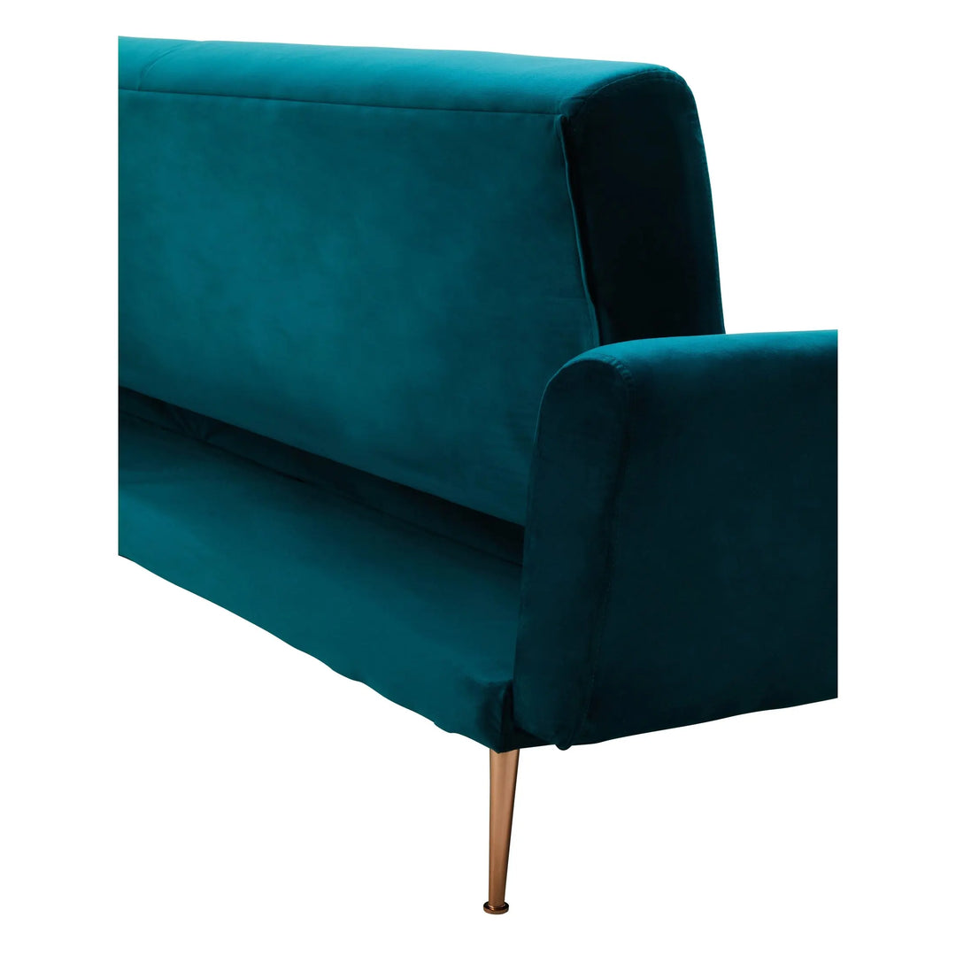 Halton Green Velvet Sofa Bed Studio 55