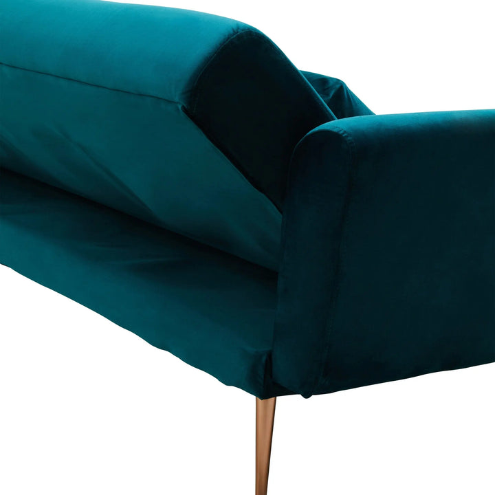 Halton Green Velvet Sofa Bed Studio 55