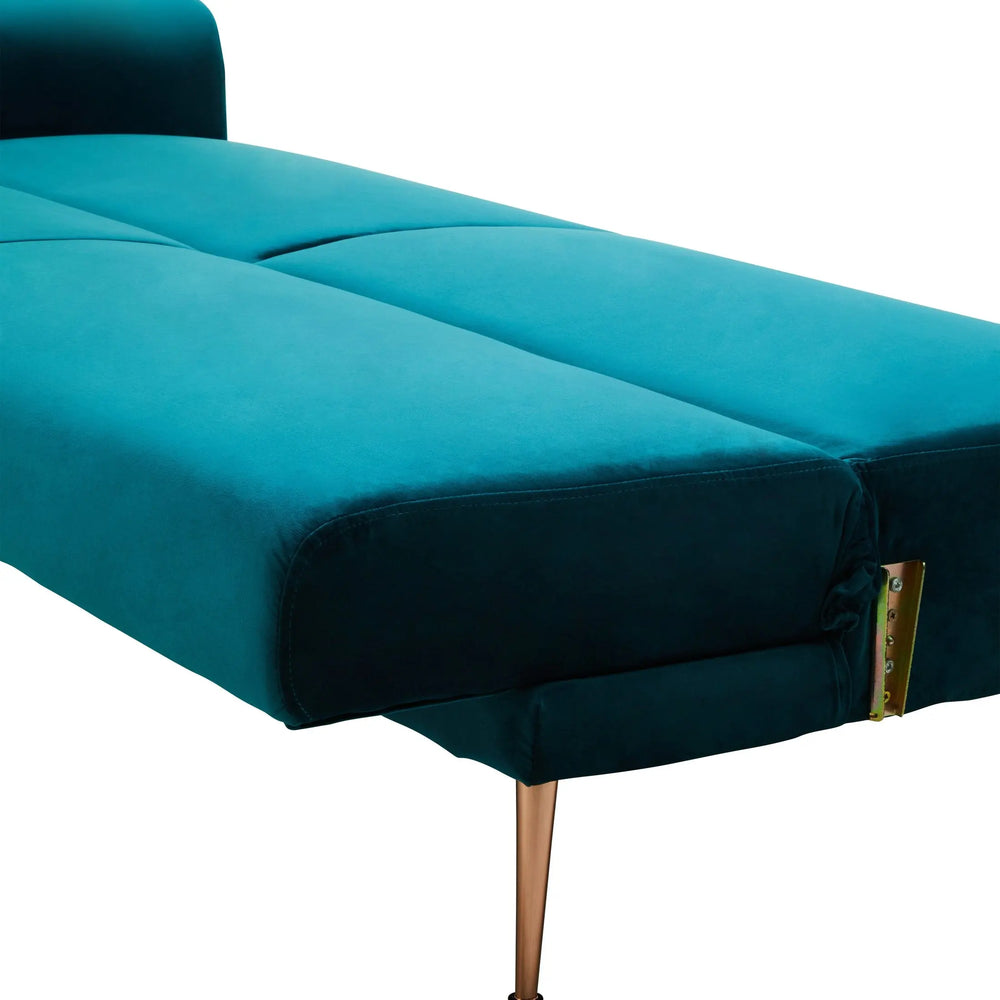 Halton Green Velvet Sofa Bed Studio 55
