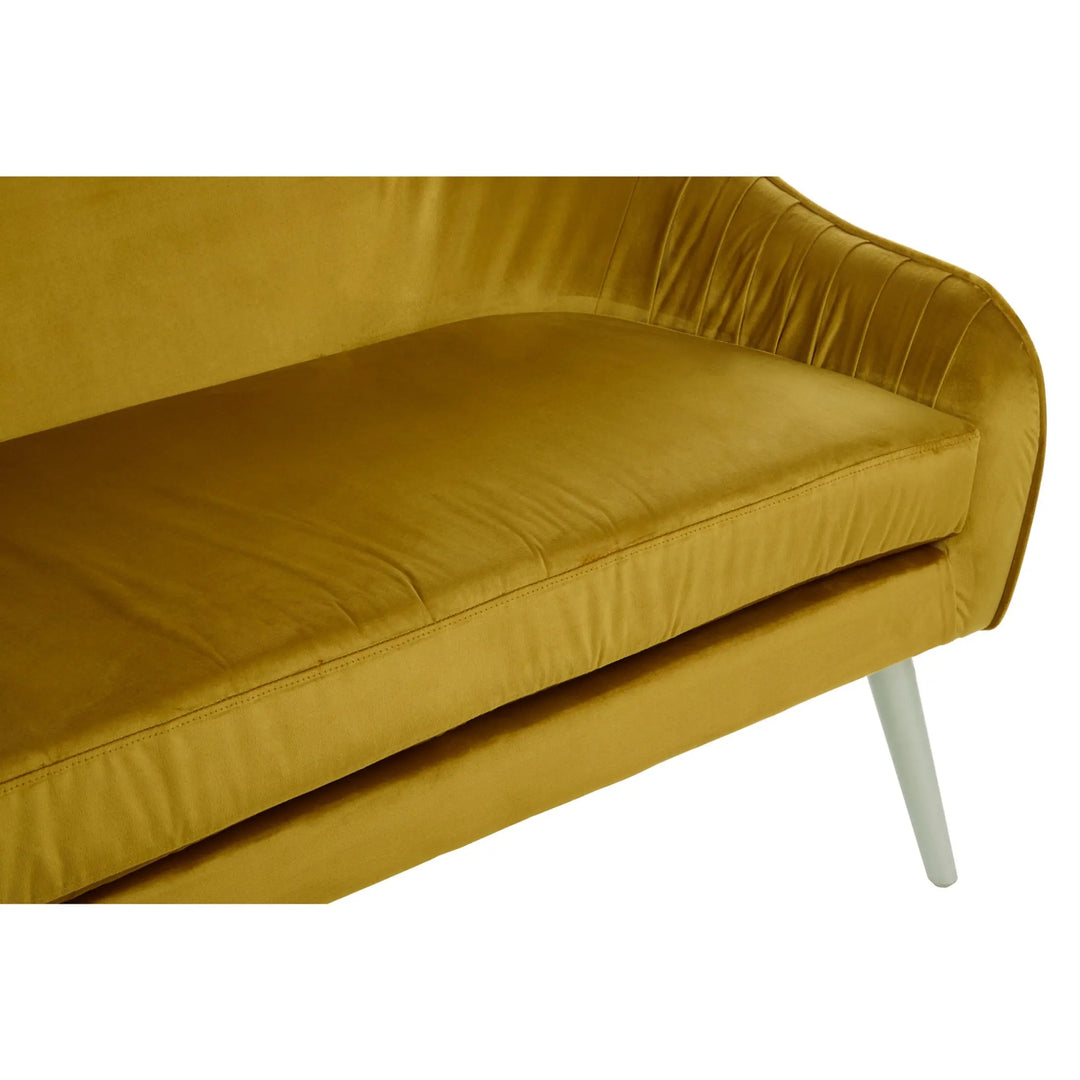 Lucero Mustard Velvet Sofa Studio 55