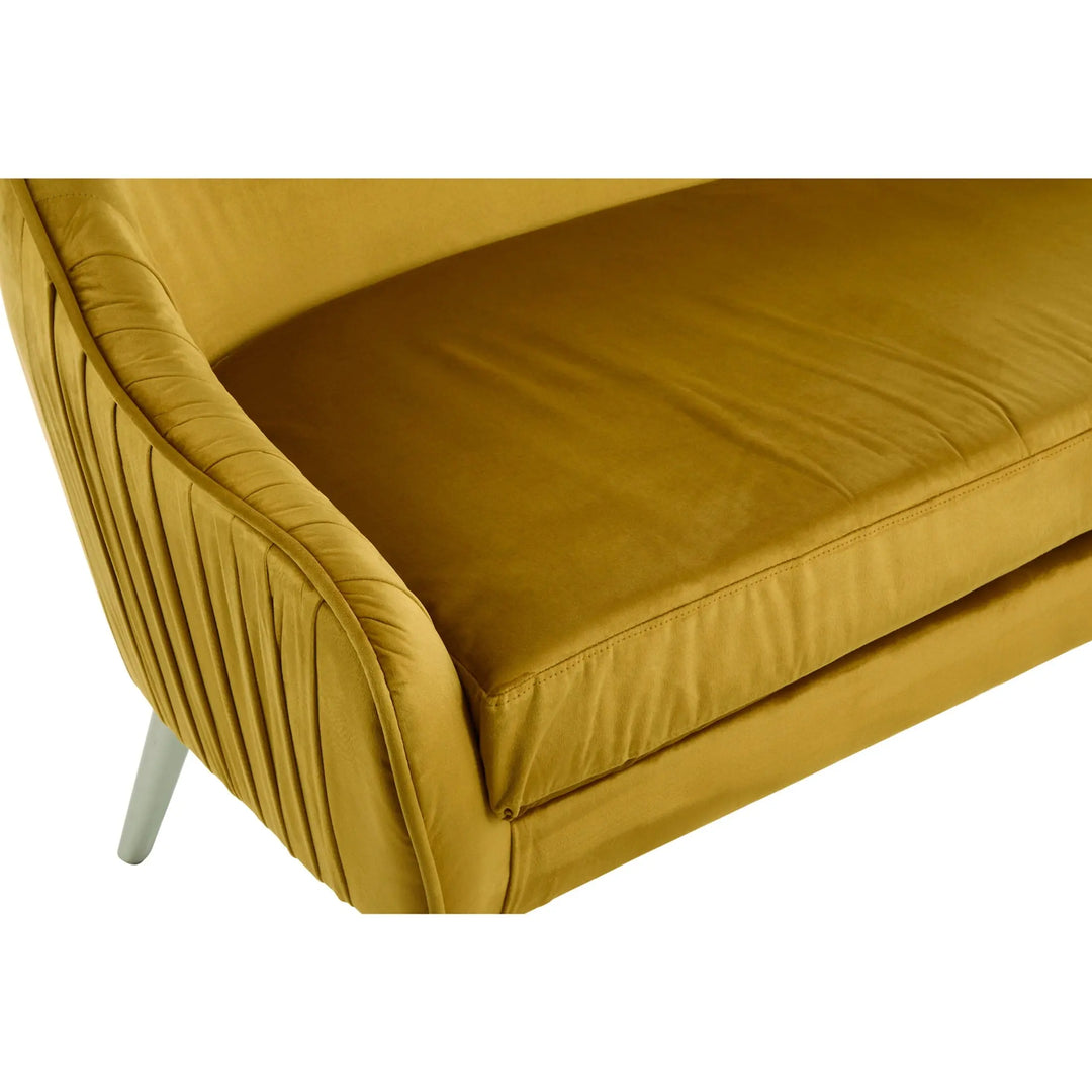 Lucero Mustard Velvet Sofa Studio 55