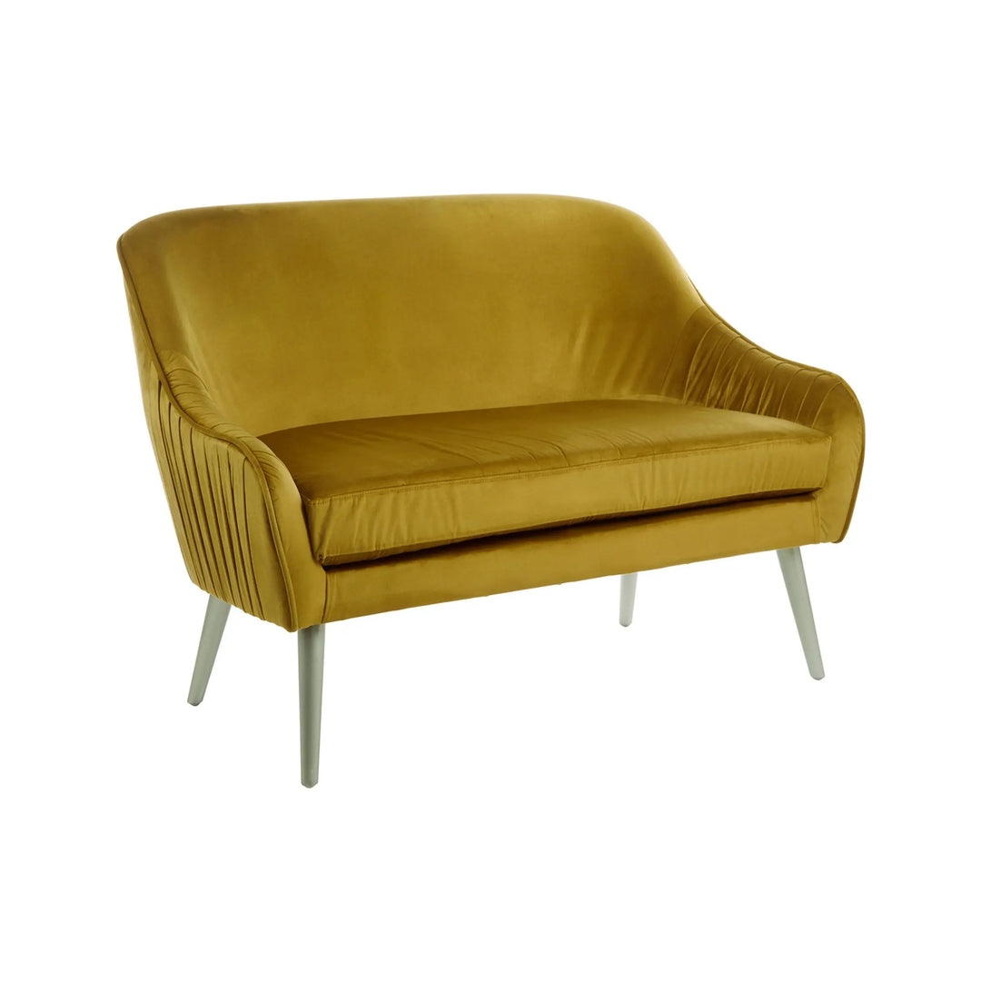 Lucero Mustard Velvet Sofa Studio 55