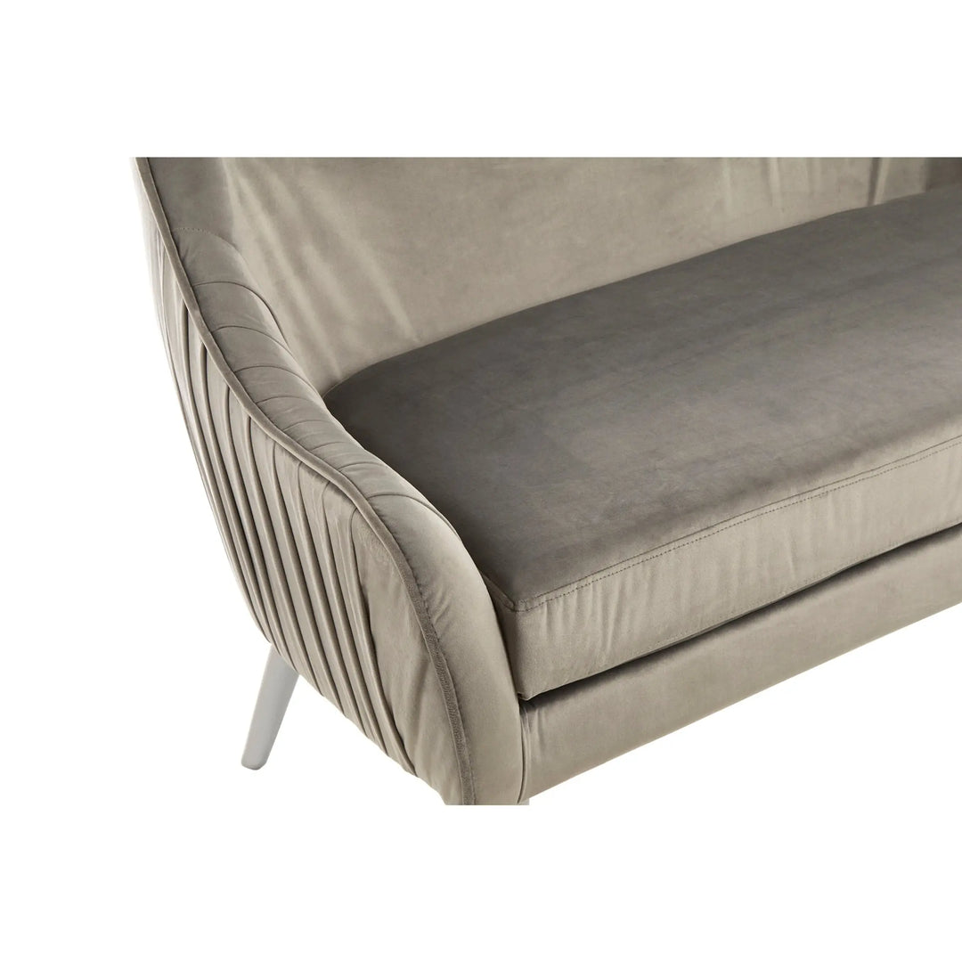 Lucero Grey Velvet Sofa Studio 55