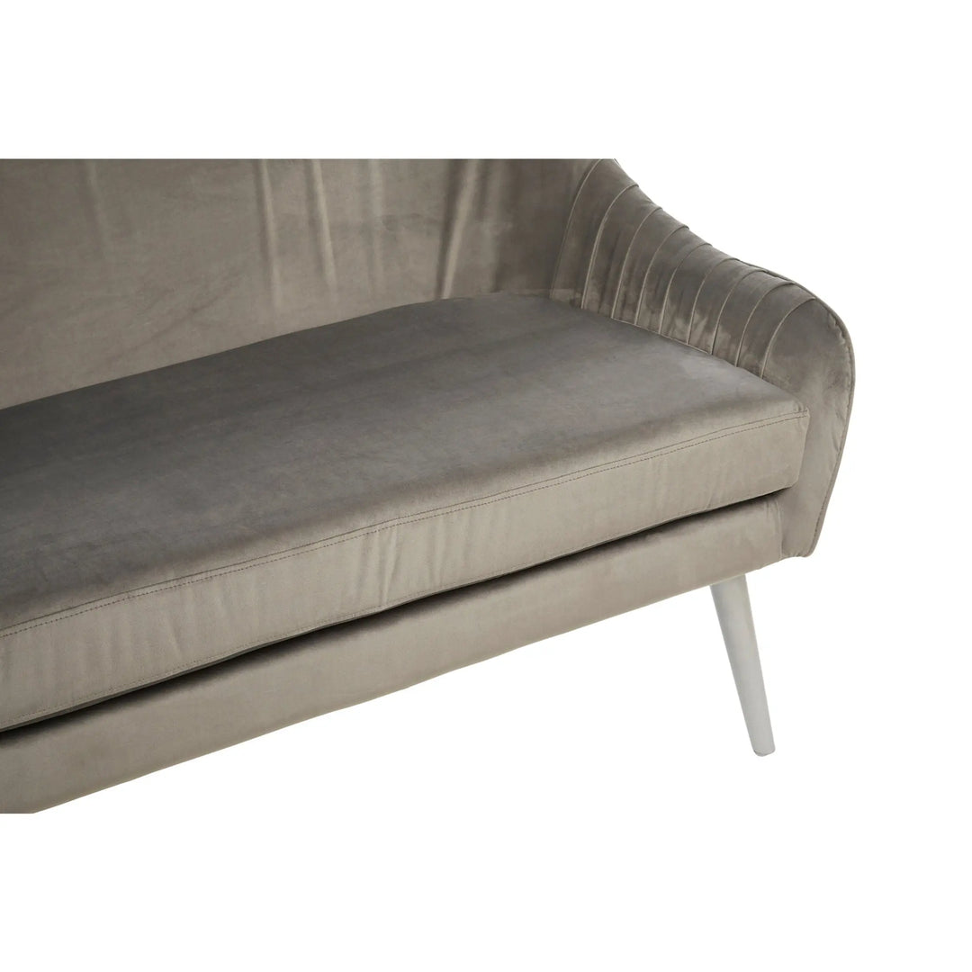 Lucero Grey Velvet Sofa Studio 55