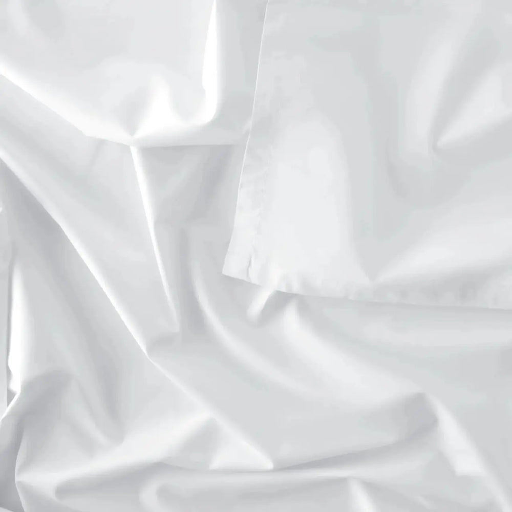 Christy 200 Thread Count Organic Super King Flat Sheet White CHRISTY LUX-HOM