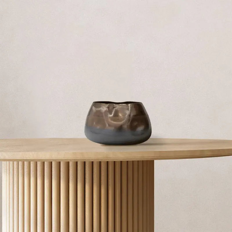 Black and Gold Ceramic Vase Lina Home