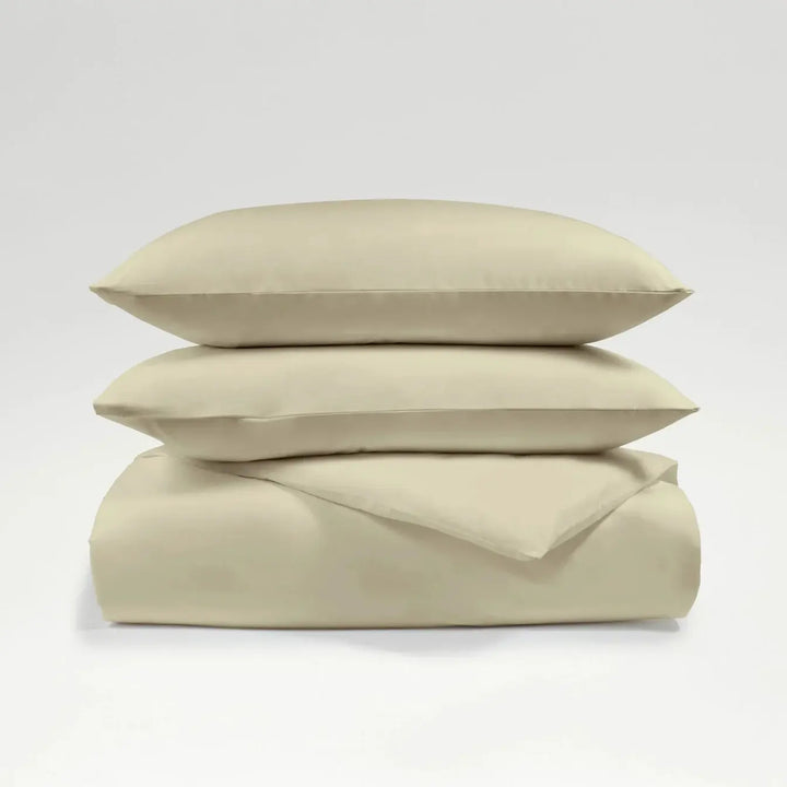 Christy 200 Thread Count Organic Super King Duvet Set Hazelnut CHRISTY LUX-HOM