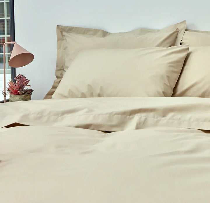 Christy 200 Thread Count Organic Standard Pillowcase Pair Hazelnut CHRISTY LUX-HOM