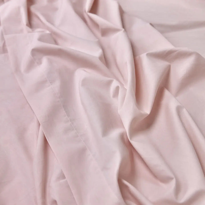 Christy 200 Thread Count Organic Super King Flat Sheet Powder Pink CHRISTY LUX-HOM
