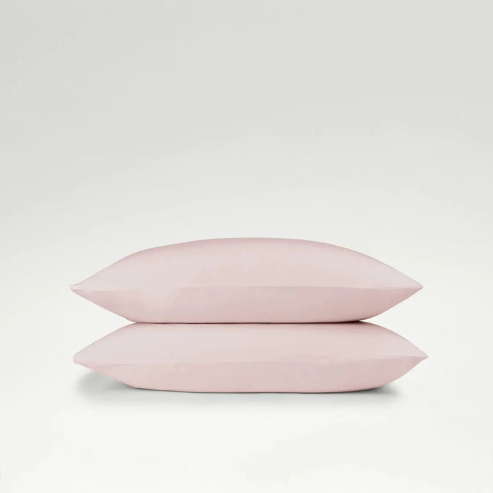 Christy 200 Thread Count Organic Standard Pillowcase Pair Powder Pink CHRISTY LUX-HOM
