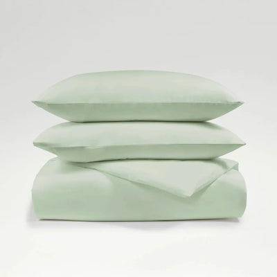 Christy 200 Thread Count Organic Double Duvet Set Sage CHRISTY LUX-HOM