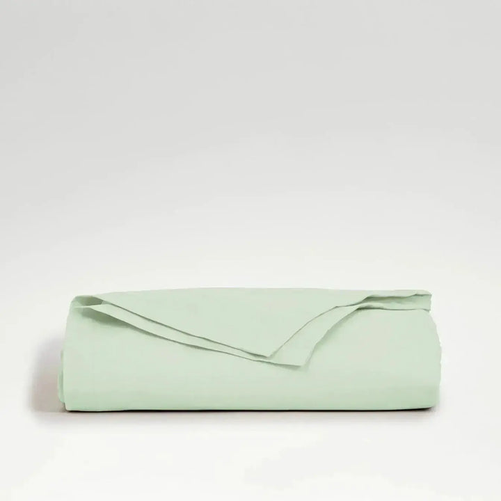 Christy 200 Thread Count Organic Double Flat Sheet Sage CHRISTY LUX-HOM