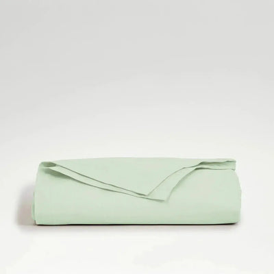 Christy 200 Thread Count Organic Double Flat Sheet Sage CHRISTY LUX-HOM