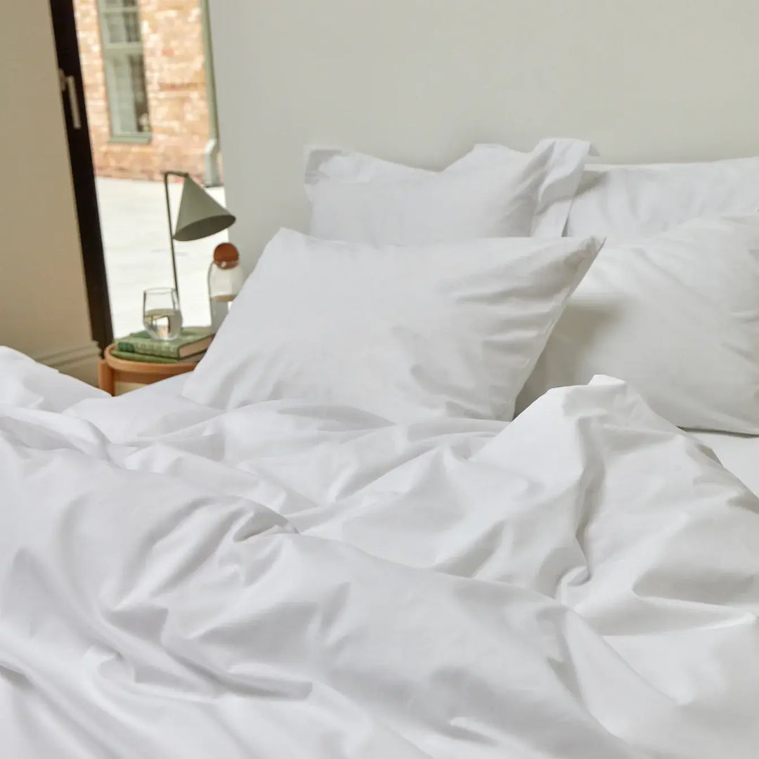 Christy 200 Thread Count Organic Standard Pillowcase Pair White CHRISTY LUX-HOM