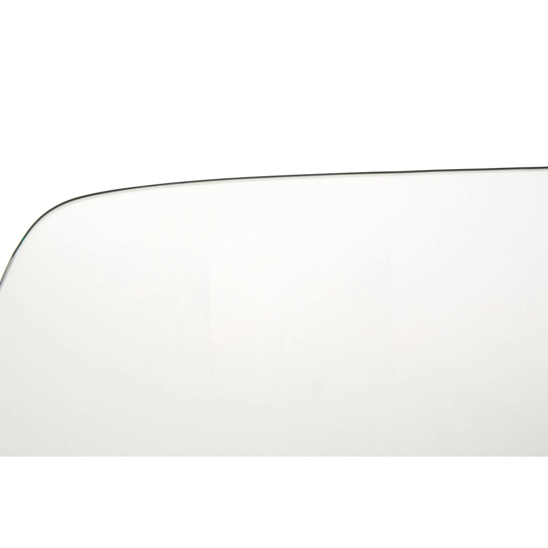 Metropole Square Glass Dining Table with Silver Lattice Base Studio 55