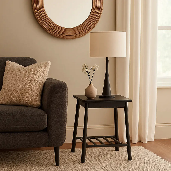 Ashcombe Side Table in Black Gallery