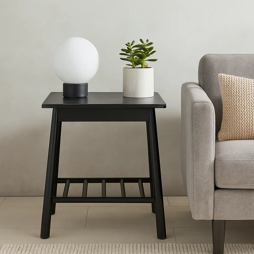 Ashcombe Side Table in Black Gallery