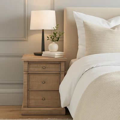 Westwood 3 Drawer Bedside Gallery