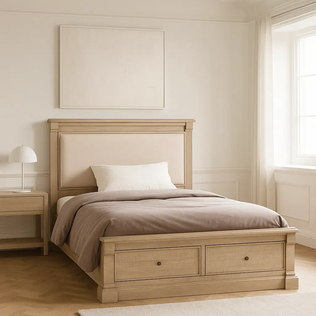 Westwood Kingsize Bed in Natural Gallery