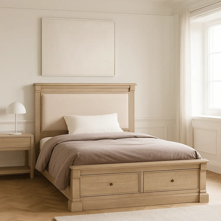 Westwood Kingsize Bed in Natural Gallery