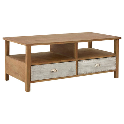 Shoreham Wooden Coffee Table with 2 Drawers Studio 55