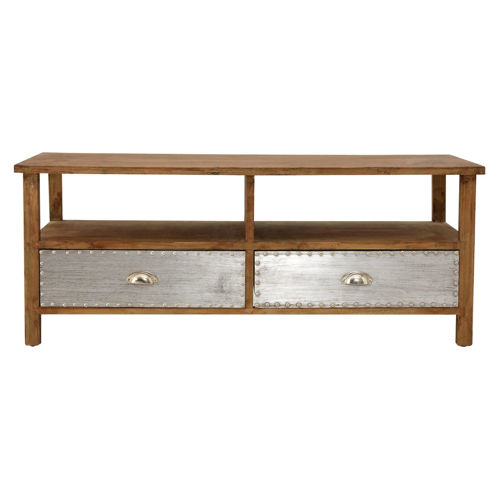 Shoreham Wooden Coffee Table with 2 Drawers Studio 55