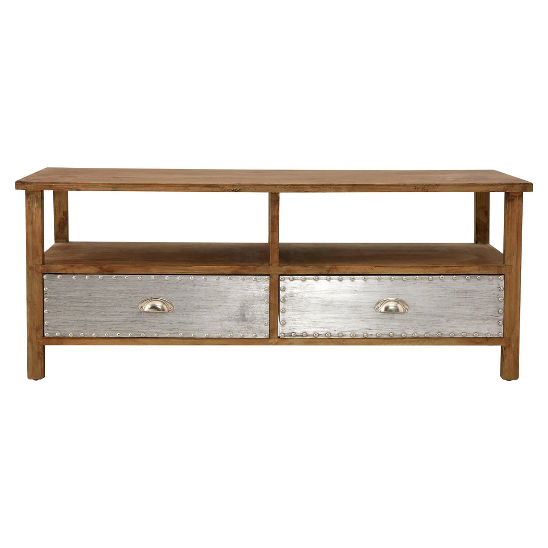 Shoreham Wooden Coffee Table with 2 Drawers Studio 55