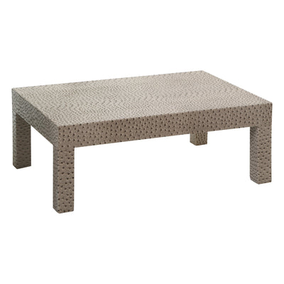 Ostria Natural Leather Effect Coffee Table Studio 55