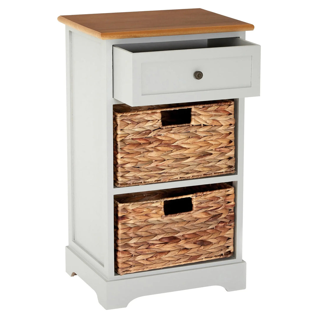 Vermora One Drawer Two Baskets Cabinet Studio 55