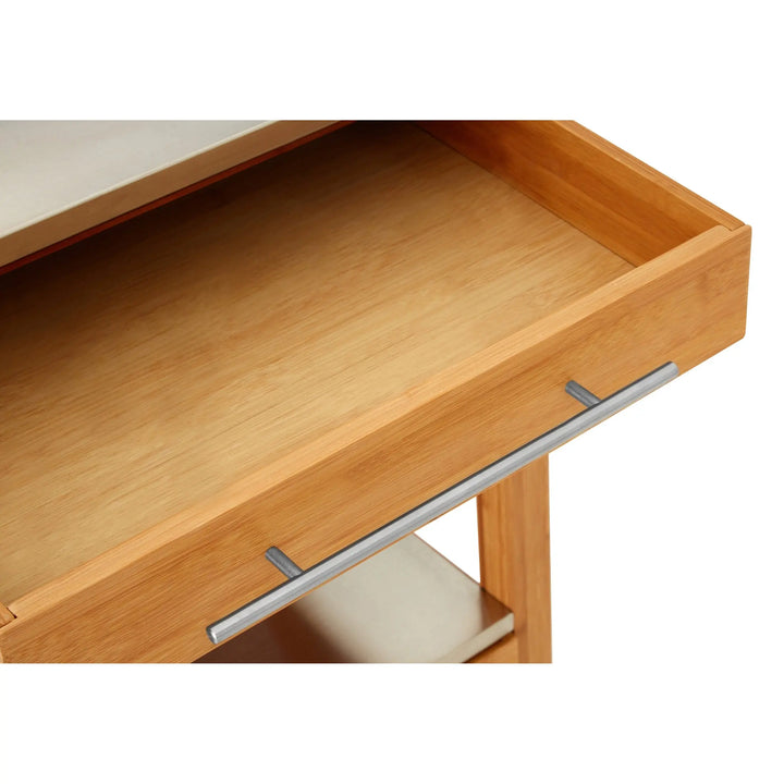 Harwell Bamboo Four Drawer Kitchen Trolley Studio 55