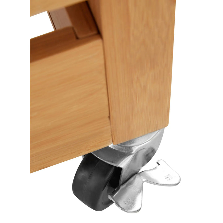 Harwell Bamboo Four Drawer Kitchen Trolley Studio 55