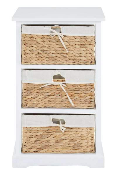 Ashwell 3 Seagrass Drawer Chest. Studio 55