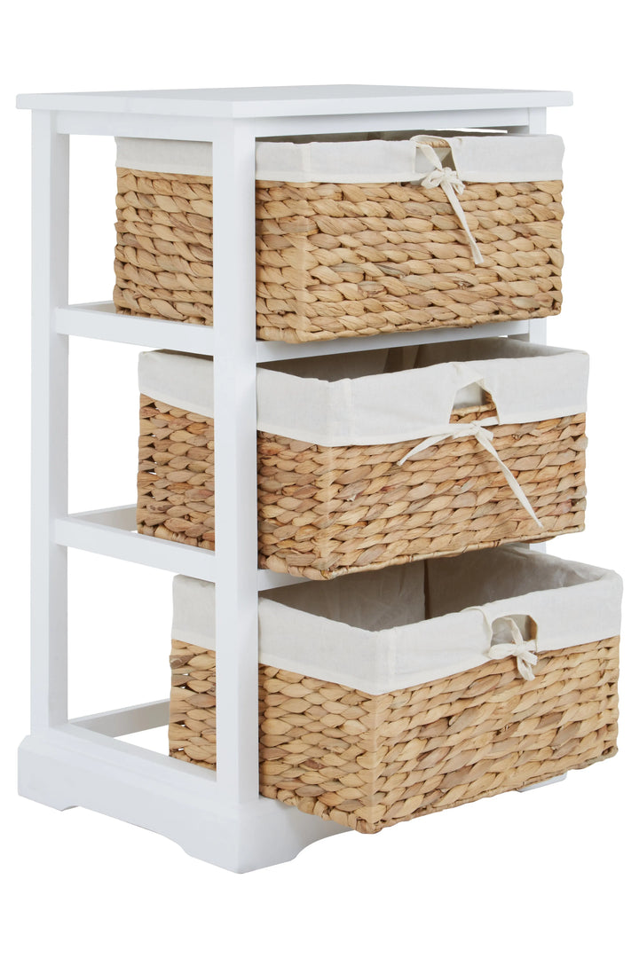 Ashwell 3 Seagrass Drawer Chest. Studio 55