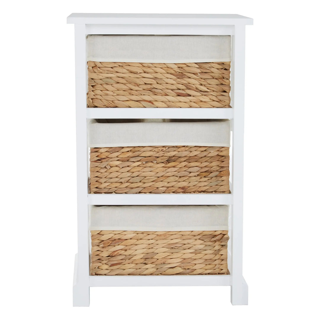 Ashwell 3 Seagrass Drawer Chest. Studio 55