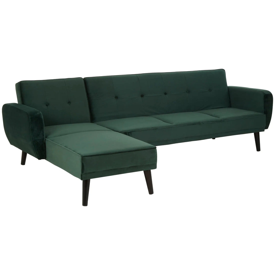 Solara 3 Seat Green Sofa Bed Studio 55