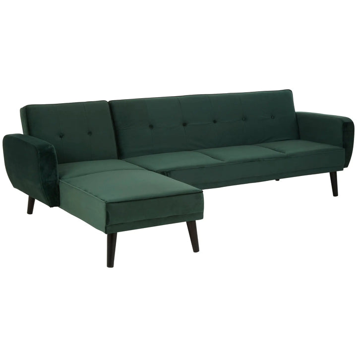 Solara 3 Seat Green Sofa Bed Studio 55