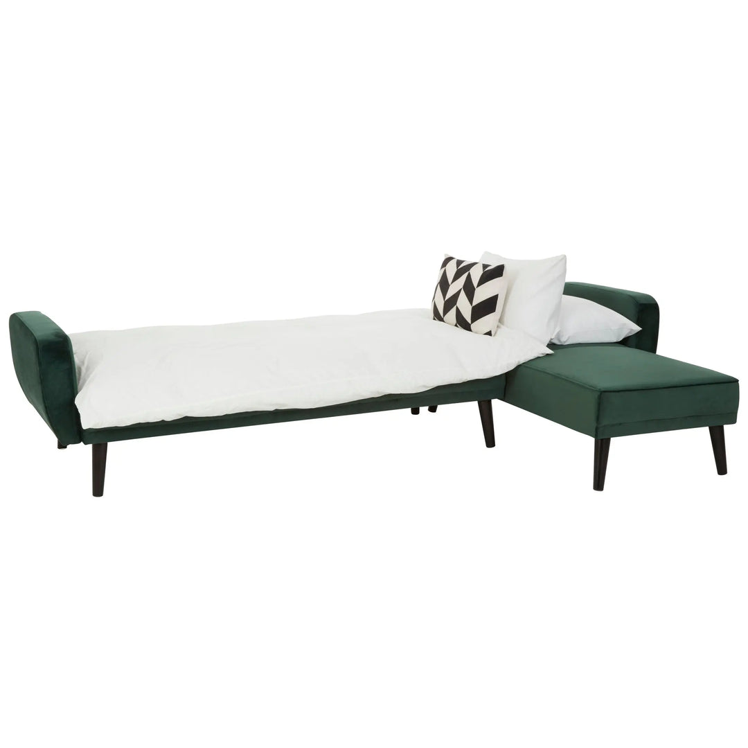 Solara 3 Seat Green Sofa Bed Studio 55