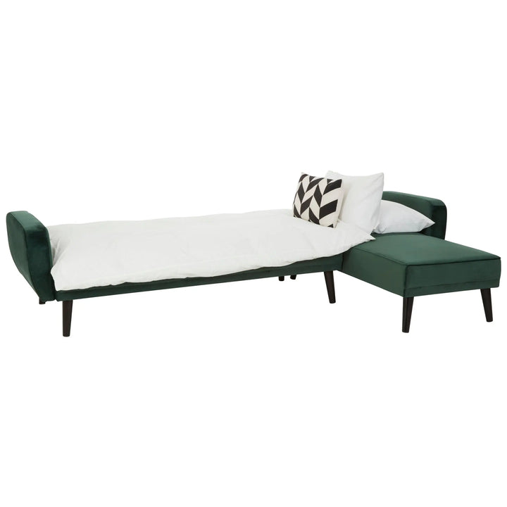 Solara 3 Seat Green Sofa Bed Studio 55