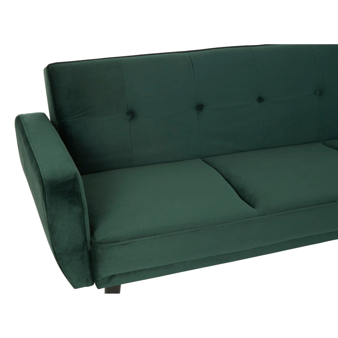 Solara 3 Seat Green Sofa Bed Studio 55
