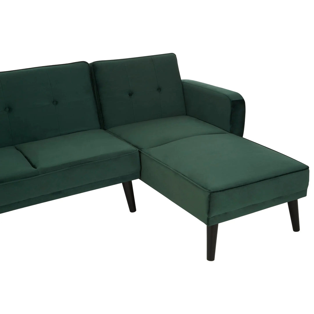 Solara 3 Seat Green Sofa Bed Studio 55