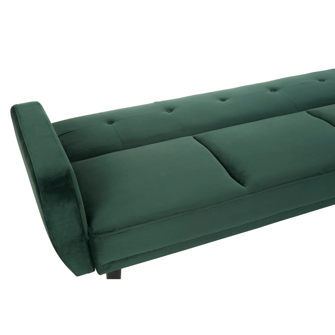 Solara 3 Seat Green Sofa Bed Studio 55