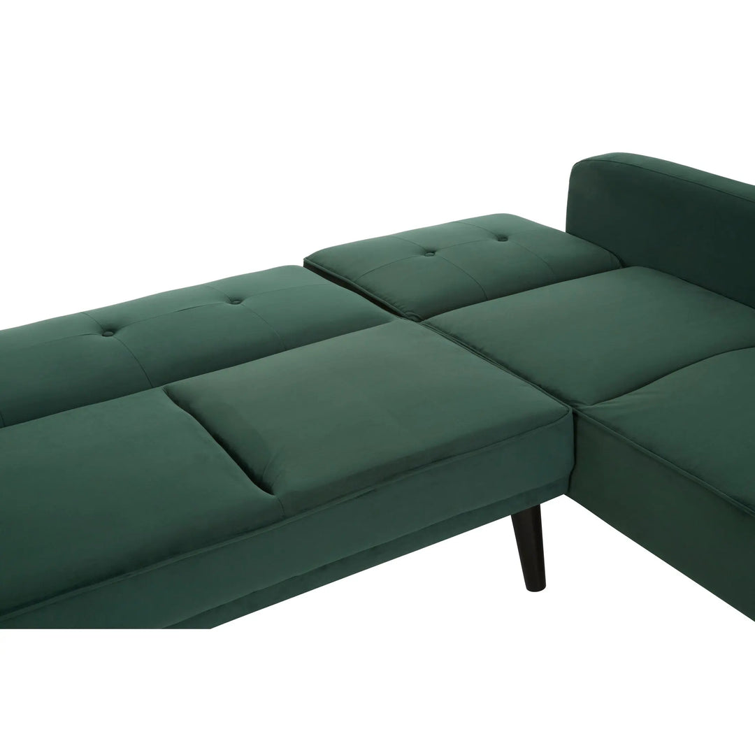 Solara 3 Seat Green Sofa Bed Studio 55