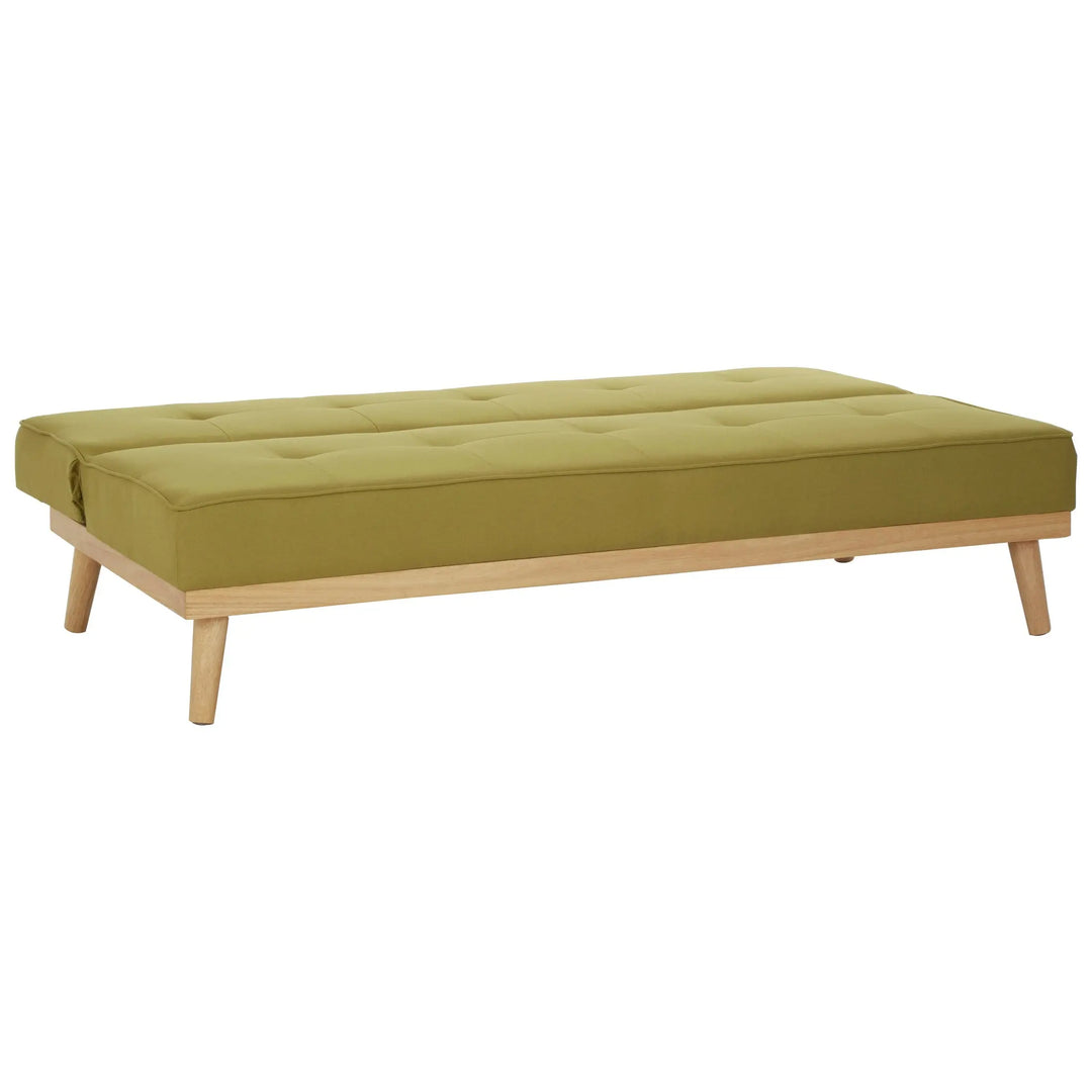 Stockdale 3 Seat Green Sofa Bed Studio 55