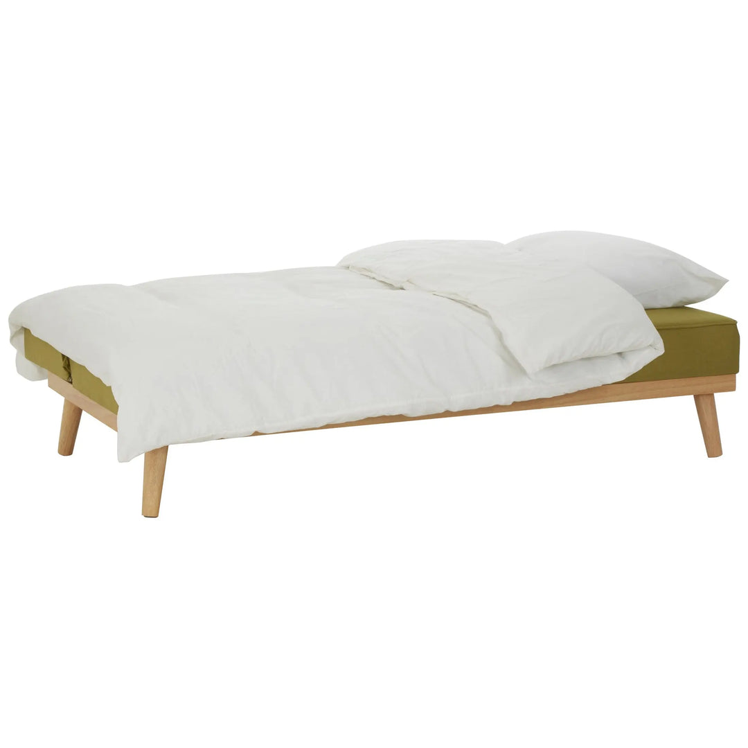 Stockdale 3 Seat Green Sofa Bed Studio 55